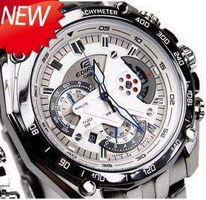 CASIO EDIFICE Retrograde Layered Edge 3D Shield Red Bull Racing Chronograph EF 550D-7AV